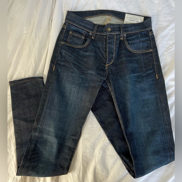 Rag & Bone Navy Jeans Size 30 - Picture 1 of 5